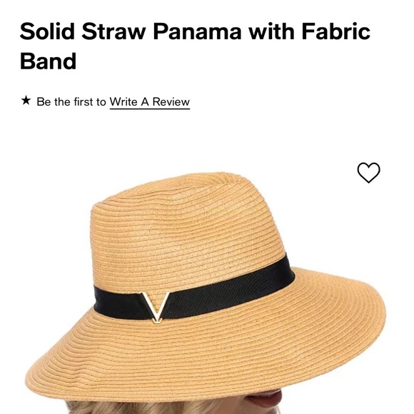 🌞Vince Camuto Panama Hat NWT - Picture 3 of 4